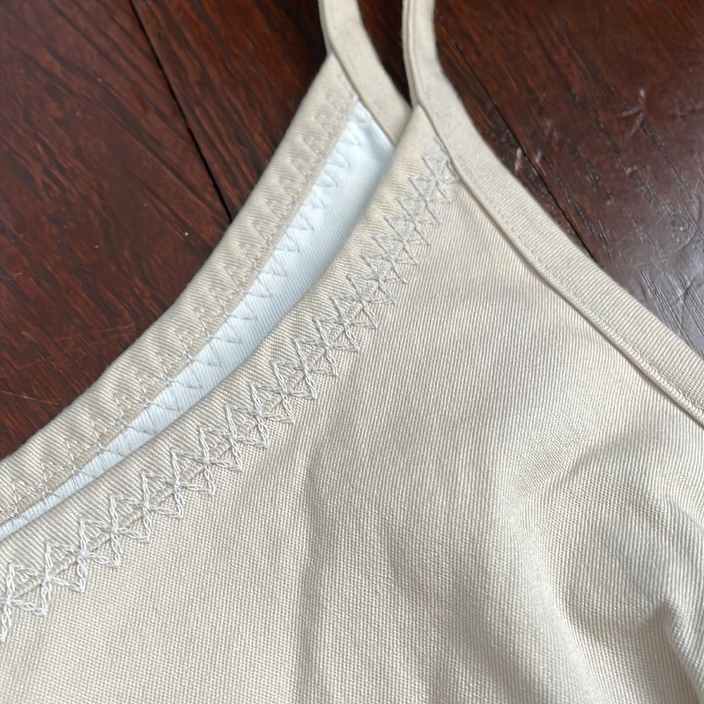 Women's Liz Claiborne Spaghetti Strap Dress With Slits And Built In Bra 10 - Picture 5 of 16